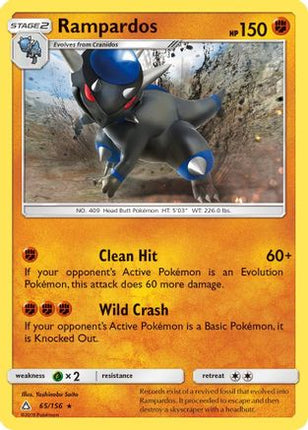 Rampardos - 65/156 [SM - Ultra Prism] Reverse Holofoil