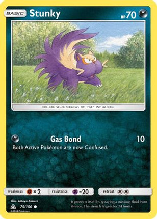Stunky - 75/156 [SM - Ultra Prism] Reverse Holofoil