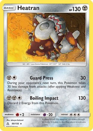 Heatran - 88/156 [SM - Ultra Prism] Reverse Holofoil