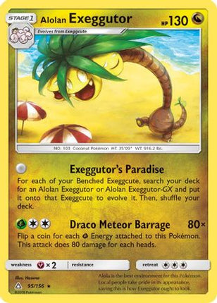 Alolan Exeggutor - 95/156 [SM - Ultra Prism] Reverse Holofoil