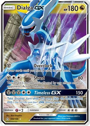 Dialga GX - 100/156 [SM - Ultra Prism] Holofoil