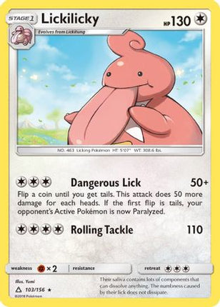 Lickilicky - 103/156 [SM - Ultra Prism]