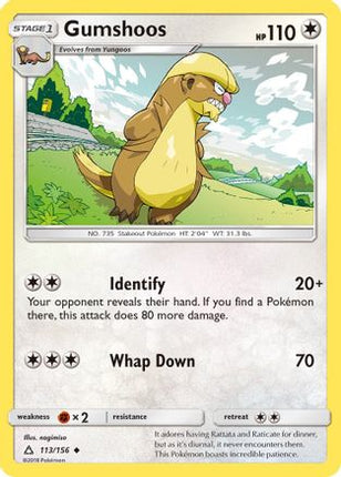 Gumshoos - 113/156 [SM - Ultra Prism] Reverse Holofoil