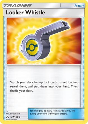 Looker Whistle - 127/156 [SM - Ultra Prism] Reverse Holofoil