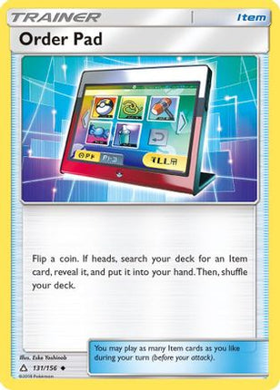 Order Pad - 131/156 [SM - Ultra Prism] Reverse Holofoil