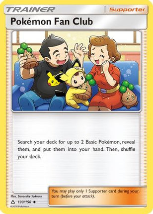 Pokemon Fan Club - 133/156 [SM - Ultra Prism] Reverse Holofoil