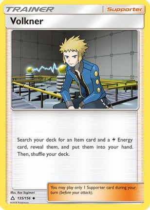 Volkner - 135/156 [SM - Ultra Prism] Reverse Holofoil