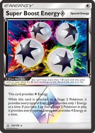 Super Boost Energy Prism Star - 136/156 [SM - Ultra Prism] Holofoil