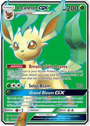 Leafeon GX (Full Art) - 139/156 [SM - Ultra Prism] Holofoil