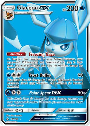 Glaceon GX (Full Art) - 141/156 [SM - Ultra Prism] Holofoil