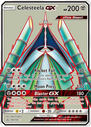 Celesteela GX (Full Art) - 144/156 [SM - Ultra Prism] Holofoil