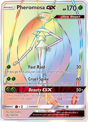 Pheromosa GX (Secret Rare) - 158/156 [SM - Ultra Prism] Holofoil