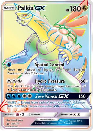 Palkia GX (Secret Rare) - 165/156 [SM - Ultra Prism] Holofoil