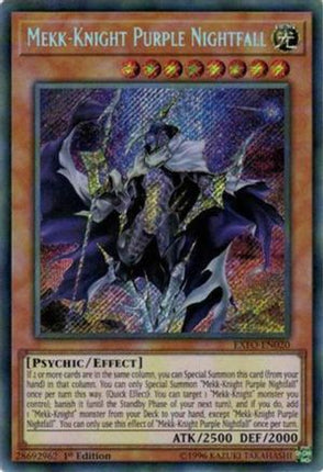 Mekk-Knight Purple Nightfall (Secret Rare) [EXFO-EN020] 1st Edition