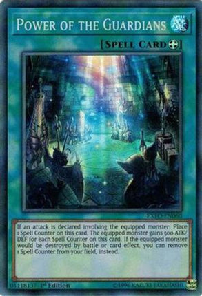 Power of the Guardians (Super Rare) [EXFO-EN060] 1st Edition