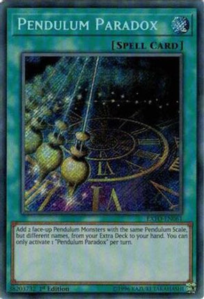 Pendulum Paradox (Secret Rare) [EXFO-EN061] Unlimited