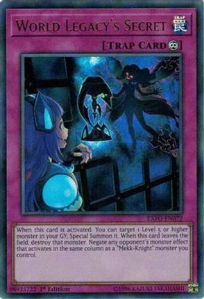 World Legacy's Secret (Ultra Rare) [EXFO-EN072] 1st Edition