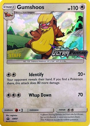 Gumshoos - SM97 (Prerelease) [Staff] - null/null [SM Promos] Holofoil