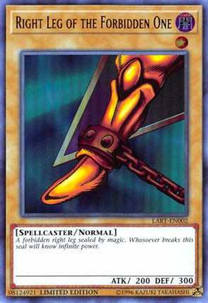 Right Leg of the Forbidden One (Ultra Rare) [LART-EN002] The Lost Art Promotion Limited