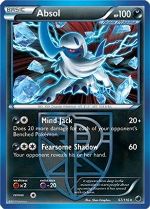 Absol - 67/116 (Moltres Legendary Battle Deck) [Deck Exclusives]