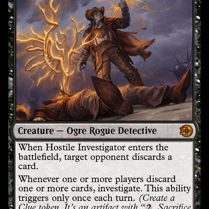 Hostile Investigator [The Big Score]