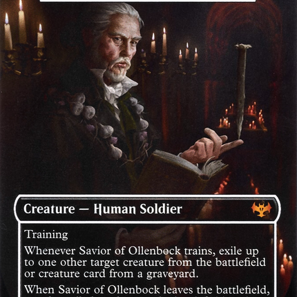 Savior of Ollenbock - Abraham Van Helsing  (Showcase) (Borderless) [Innistrad: Crimson Vow]