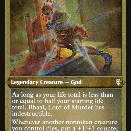 Bhaal, Lord of Murder [Commander Legends: Battle for Baldur's Gate] Etched Foil