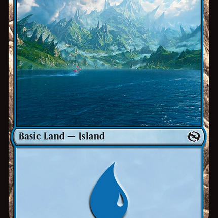 Island (0280) (280) [Tarkir: Dragonstorm] Foil