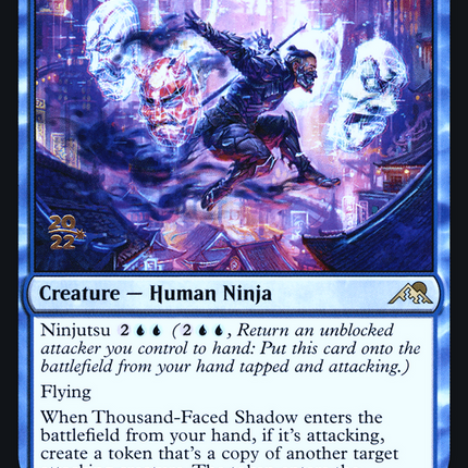 Thousand-Faced Shadow [Kamigawa: Neon Dynasty Promos] Prerelease Foil