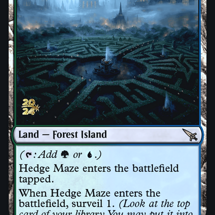 Hedge Maze [Murders at Karlov Manor Promos] Prerelease Foil