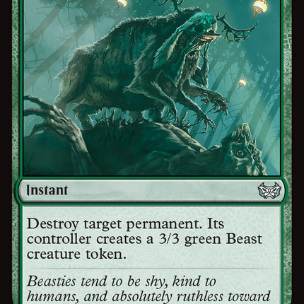 Beast Within [Duskmourn: House of Horror Commander] Foil