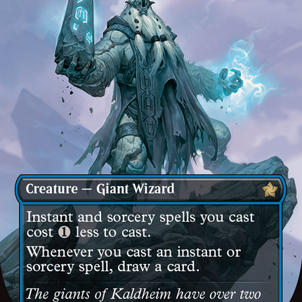 Archmage of Runes (Borderless) [Foundations] Foil