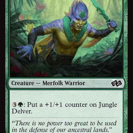 Jungle Delver [Foundations Jumpstart] Foil