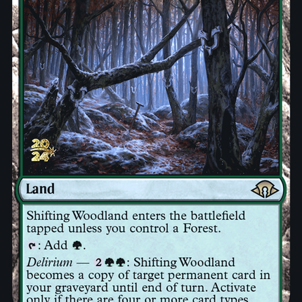 Shifting Woodland [Modern Horizons 3 Promos] Prerelease Foil