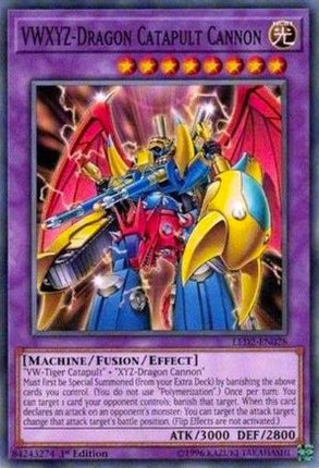 VWXYZ-Dragon Catapult Cannon (Common / Short Print) [LED2-EN028] 1st Edition