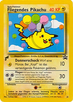 Pikachu (Flying) - 25/null [Pikachu World Collection Promos]