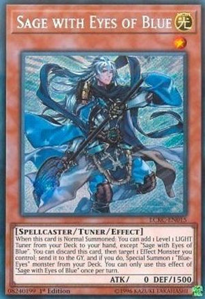 Sage with Eyes of Blue (Secret Rare) [LCKC-EN015] Unlimited