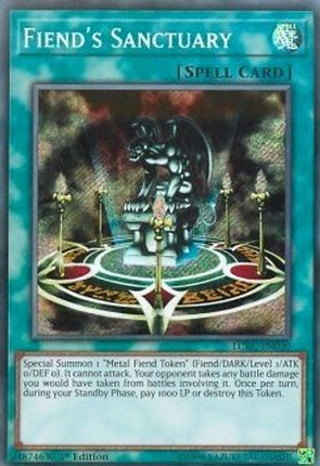 Fiend's Sanctuary (Secret Rare) [LCKC-EN030] 1st Edition
