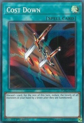 Cost Down (Secret Rare) [LCKC-EN040] 1st Edition