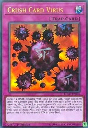 Crush Card Virus (Version 1) (Ultra Rare) [LCKC-EN046] 1st Edition
