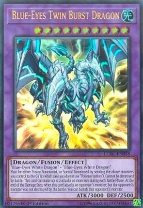 Blue-Eyes Twin Burst Dragon (Ultra Rare) [LCKC-EN058] 1st Edition