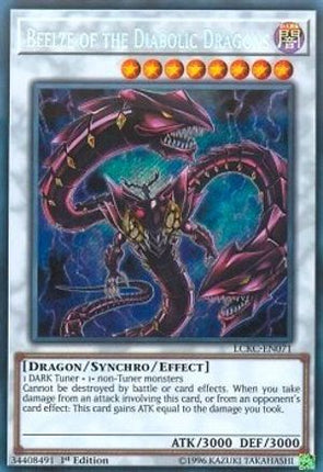 Beelze of the Diabolic Dragons (Secret Rare) [LCKC-EN071] 1st Edition