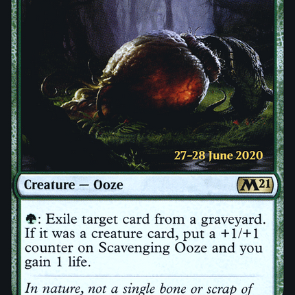 Scavenging Ooze [Core Set 2021 Promos] Prerelease Foil