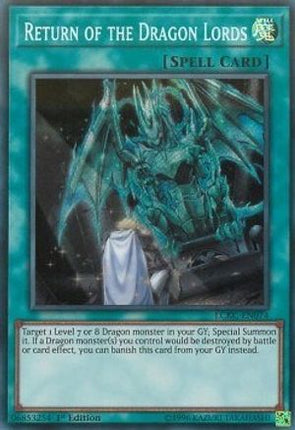 Return of the Dragon Lords (Secret Rare) [LCKC-EN074] Unlimited