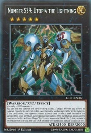 Number S39: Utopia the Lightning (Secret Rare) [LCKC-EN087] Unlimited