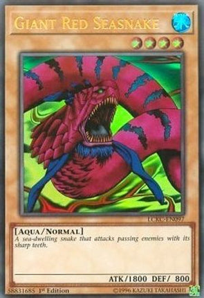 Giant Red Seasnake (Ultra Rare) [LCKC-EN097] Unlimited