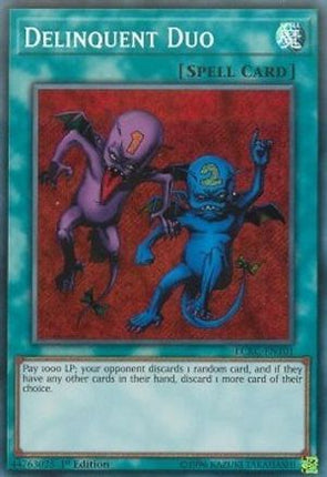 Delinquent Duo (Secret Rare) [LCKC-EN101] 1st Edition