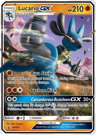 Lucario GX - SM100 - SM100/null [SM Promos] Holofoil