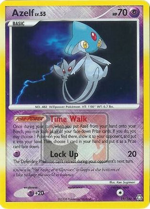 Azelf - 19/146 (League Promo) [League & Championship Cards] Reverse Holofoil