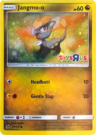 Jangmo-o - 75/111 (Toys R Us Promo) [Miscellaneous Cards & Products] Holofoil